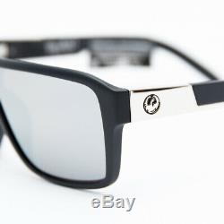 NEW Dragon JAM Remix Matt Black/Silver Ionised Sunglasses (720-2341) RRP$199.95