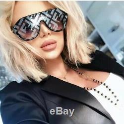 NEW Fendi FF M0039 807XR Fabulous Sunglasses Black Silver Unisex 100% UV