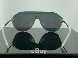 NEW Fendi FF M0039 F74R3 Fabulous Sunglasses Clear Silver Unisex 100% UV