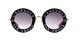 New Gucci Gg0113/s L'aveugle Par Amour Black Gold Sunglasses
