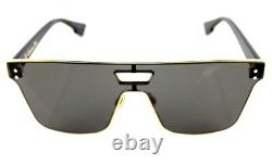 NEW Genuine Christian DIOR IZON 1 Gold Black Aviator Shield Sunglasses J5G 2K