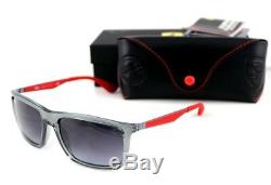 NEW Genuine Scuderia FERRARI RAY-BAN Grey Red Sunglasses RB 4228-M F610/8G 58 mm