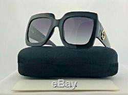 NEW Gucci GG0053S Sunglasses Black 100% UV Women Sunglasses