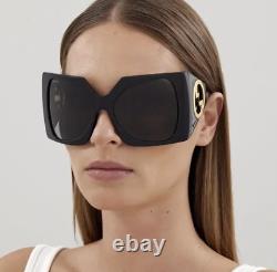 NEW Gucci GG1255S-001-64 BLACK Sunglasses