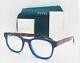 New Gucci Rx Frame Glasses Blue Havana Red Gg0005o 004 51mm Authentic Cat Eye