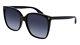 New Gucci Sensual Romantic Gg 0022s Sunglasses 001 Black 100% Authentic