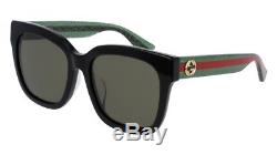 NEW Gucci Urban GG 0034SA Sunglasses 002 Black 100% AUTHENTIC