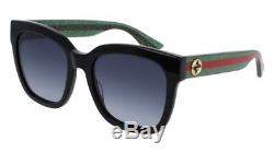NEW Gucci Urban GG 0034S Sunglasses 002 Black 100% AUTHENTIC