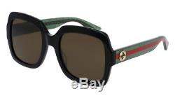 NEW Gucci Urban GG 0036S Sunglasses 002 Black 100% AUTHENTIC