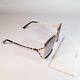 New Gucci Women's Sunglasses Gg0593sk 001 Black Gold Grey Lens 59mm Authentic