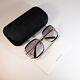 New Gucci Women's Sunglasses Gg0593sk 001 Black Gold Grey Lens 59mm Authentic