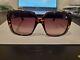 New Guess Gu7689 52f Brown Havana Sunglasses 54-18-145mm With Guess Case Perfect