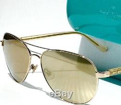 NEW KATE SPADE Blossom Gold Aviator GOLD mirror lens Womens Sunglass