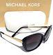 New Michael Kors Antonella Gold & Black Frame Grey Grad Lens Sunglass Mk 2030