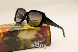 NEW Maui Jim Black w Grey POLARIZED Plus Lens Sunglass womens $299