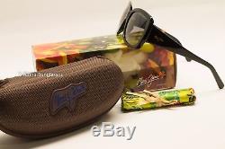 NEW Maui Jim Black w Grey POLARIZED Plus Lens Sunglass womens $299