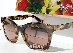 NEW Maui Jim Coco Palm Tokyo Tortoise w Polarized ROSE Women Sunglass RS720-10L