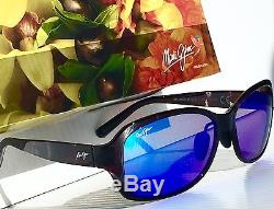 NEW Maui Jim KOKI BEACH Black Tort w POLARIZED Blue Women's Sunglass MJ433-11T