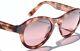 New Maui Jim Leia Brown Feathered W Polarized Rose Women's Sunglass Rs708-26d