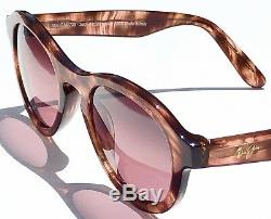 NEW Maui Jim LEIA Brown Feathered w POLARIZED ROSE Women's Sunglass RS708-26D