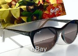 NEW Maui Jim MANNIKIN Black Grey Fade Gray POLARIZED Women's Sunglass GS704-59