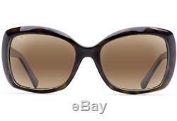 NEW Maui Jim Orchid Tortoise Womens Sunglasses Full Rim Oversized Frame H735-10P