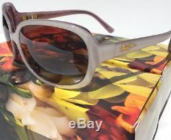 NEW Maui Jim Rainbow Falls Polarized White Pearl HCL Polarize Sunglasses womens