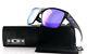 New Oakley 2 Two Face Xl Polished Black Violet Iridium Sunglasses Oo 9350-04