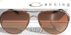 NEW Oakley CAVEAT Rose Gold 60mm Aviator Women's Sunglass 4054-01