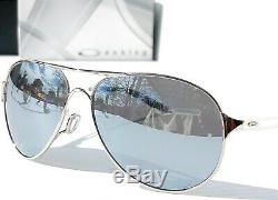 NEW Oakley CAVEAT Silver POLARIZED Chrome Mirror Women's Aviator Sunglass 4054