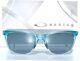New Oakley Leadline Frost Blue Polarized Galaxy Chrome Mirror Lens Sunglass 9473