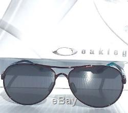 NEW Oakley TIE BREAKER Aviator Blackberry Women's Black Irid Sunglass 4108-05