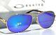 New Oakley Tie Breaker Gold Aviator Polarized Violet Womens Sunglass 4108-14