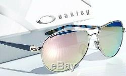 NEW Oakley TIE BREAKER Rose Gold AVIATOR POLARIZED Galaxy Women's Sunglass 4108