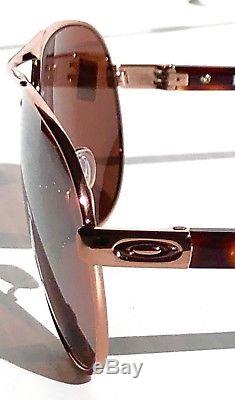 NEW Oakley TIE BREAKER Rose Gold AVIATOR w POLARIZED Women's Sunglass 4108