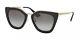 New Prada 53ss Sunglasses 1ab0a7 Black 100% Authentic