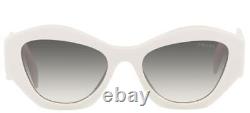 NEW Prada PR07YS-142130-53 WHITE Sunglasses