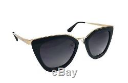 NEW Prada PR53SS Sunglasses 1AB0A7 Black and Gold 100% UV Women Sunglasses