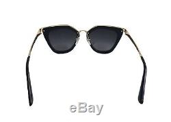 NEW Prada PR53SS Sunglasses 1AB0A7 Black and Gold 100% UV Women Sunglasses