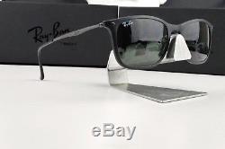 NEW RAY-BAN LIGHT RAY WAYFARER Black Classic Green Sunglasses RB 4225 601S71