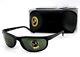 New Ray-ban Sunglasses Predator 2 Matte Black G-15 Glass Lens Wrap Rb 2027 W3327