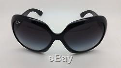 NEW Rayban Jackie Ohh ll Sunglasses RB4098 601/8G Black Grey Gradient AUTHENTIC
