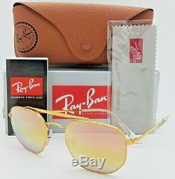 NEW Rayban Marshal sunglasses RB3648 9001/I1 Bronze Pink Gradient Mirror 3648