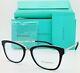 New Tiffany & Co. Frame Rx Glasses Tf2186 8274 52mm Black Blue Silver Authentic