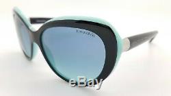 NEW Tiffany & Co. Sunglasses TF4122 80559S 56mm Black Blue Gradient AUTHENTIC