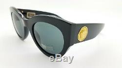 NEW Versace sunglasses VE4353 GB1/87 51mm Black Gold Grey Green AUTHENTIC 4353