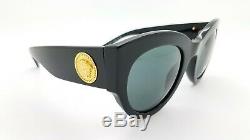 NEW Versace sunglasses VE4353 GB1/87 51mm Black Gold Grey Green AUTHENTIC 4353