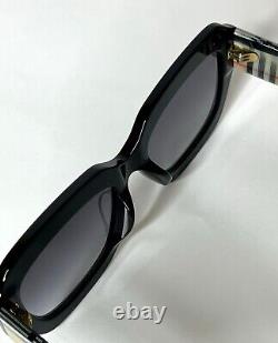 NEW WOMAN SUNGLASSES BURBERRY Square Acetate Frame 54-140.mm ITALY VTG
