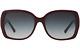 Nwt Burberry Sunglasses Be 4160 3403/8g Bordeaux / Gray Gradient 58mm 34038g Nib