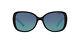 Nwt Tiffany & Co Sunglasses Tf 4121b 80559s Black Blue Gradient Blue 55 Mm Nib